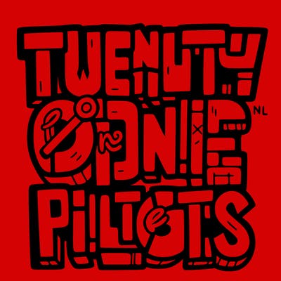 twenty one pilots word art