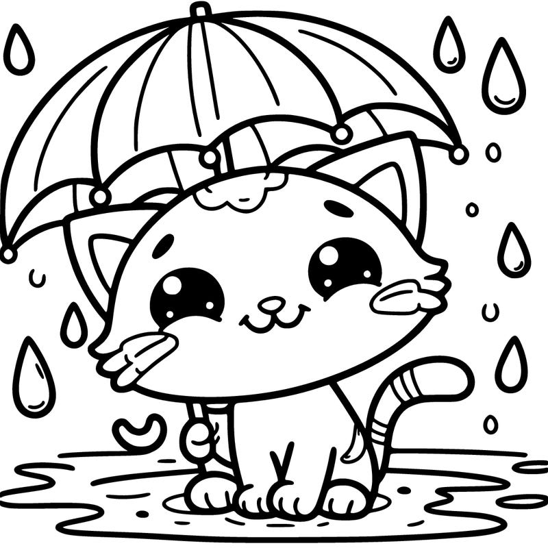 rainy cat
