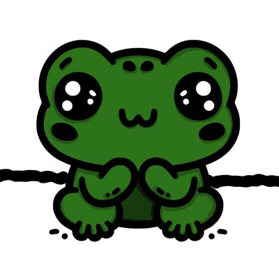 kawaii frog