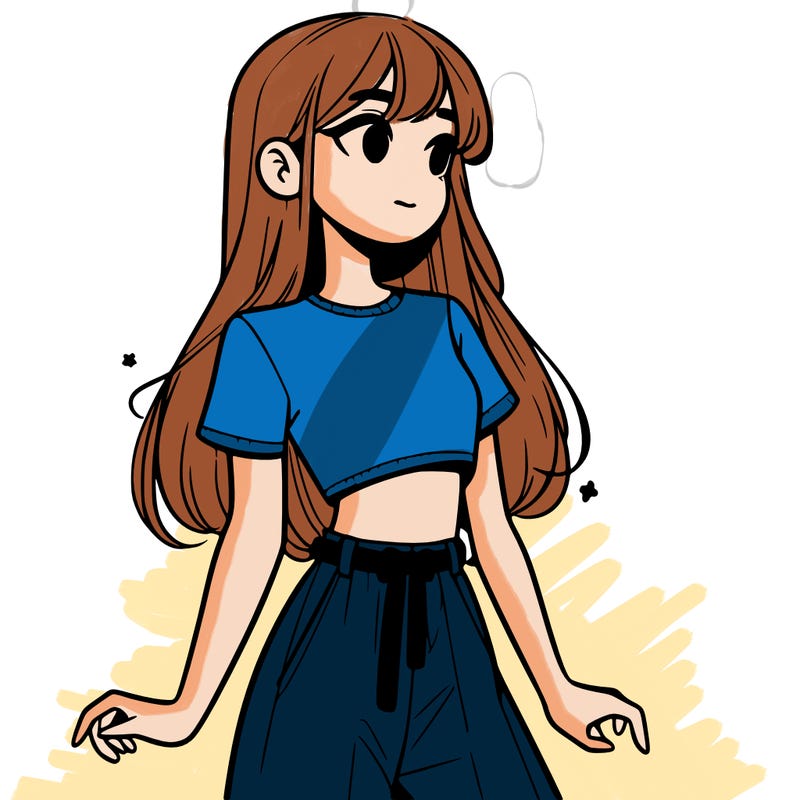 girl in a cute crop top