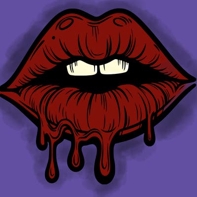 lips that look realistic and drip