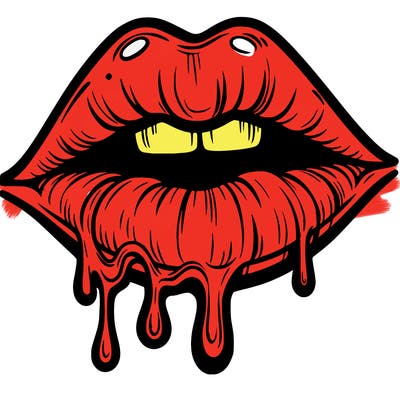 lips that look realistic and drip