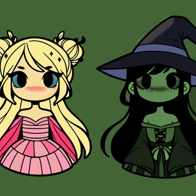 alphaba glinda