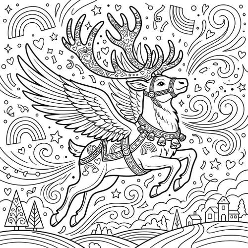 Flying Reindeer