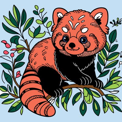 red panda