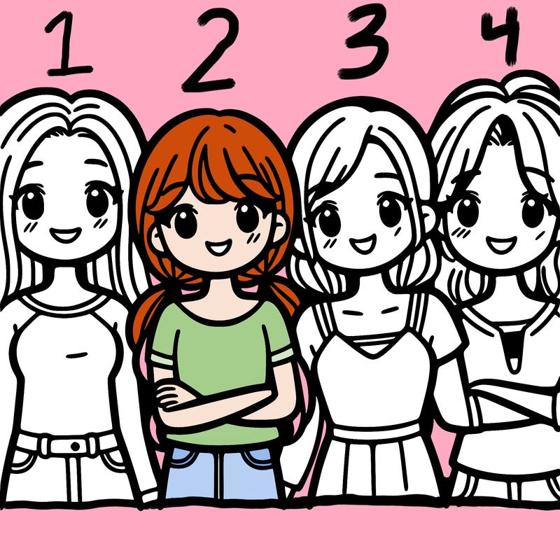 friend group of four girls