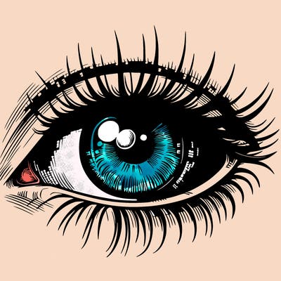 realistic eye.