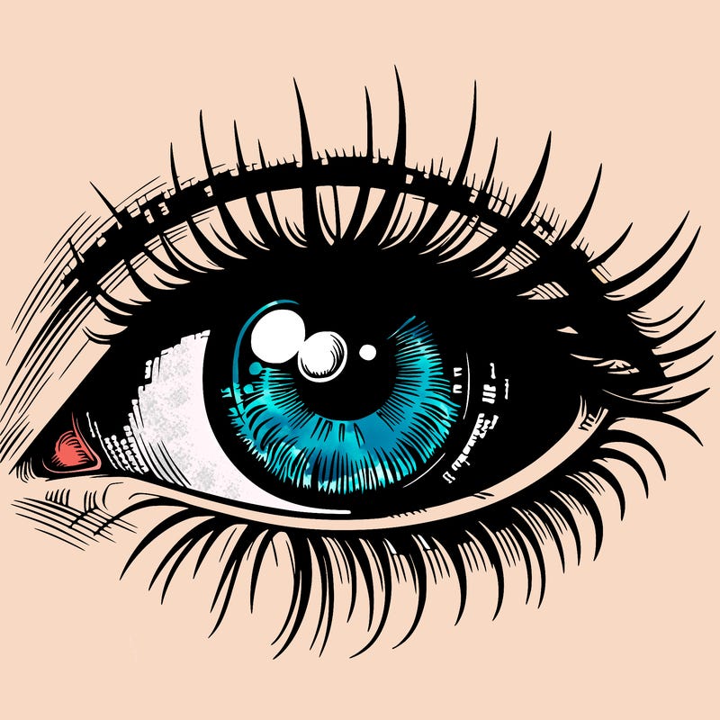 realistic eye.