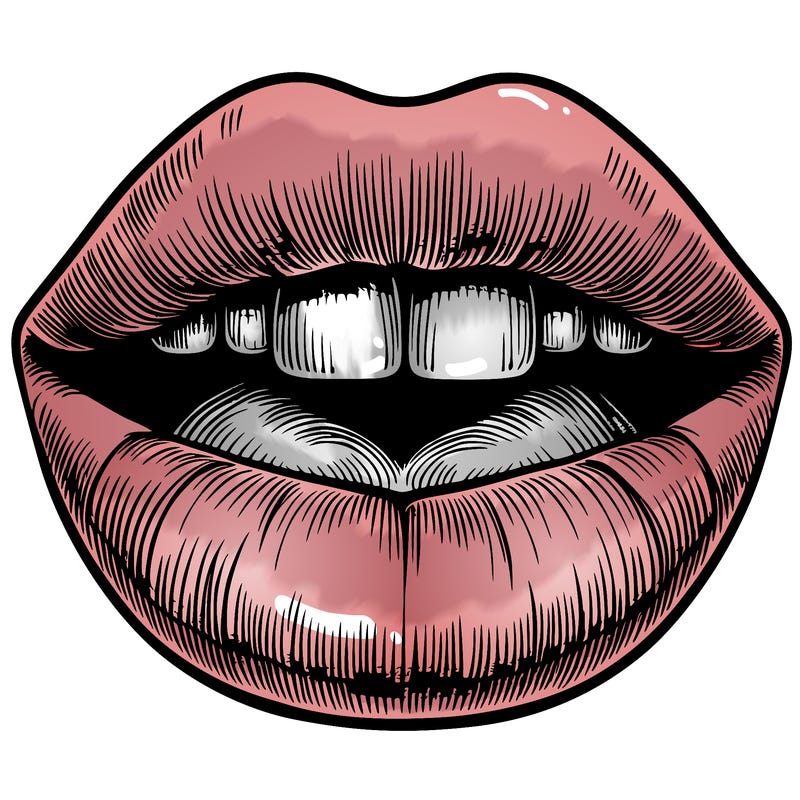 realistic mouth