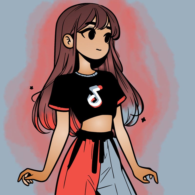 girl in a cute crop top