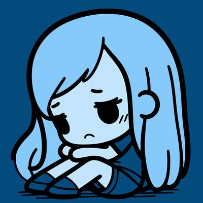 depressed girl