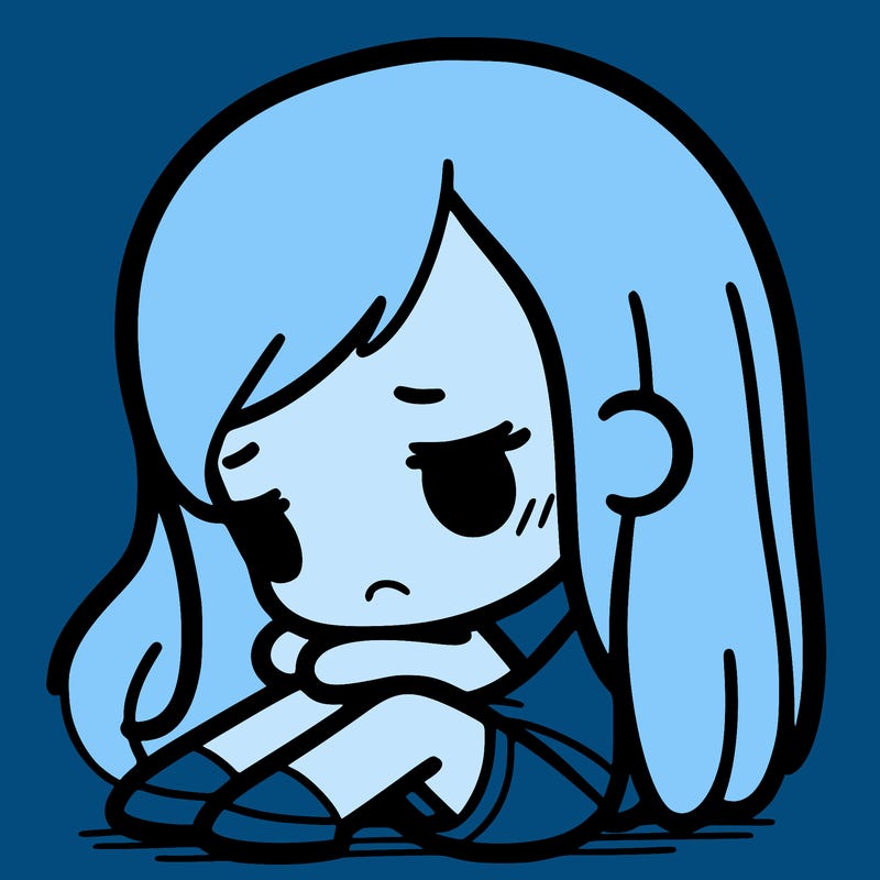 depressed girl