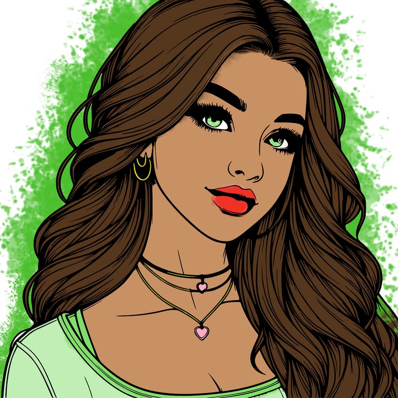 detailed realistic girl