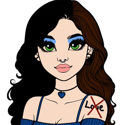 realistic pretty girl