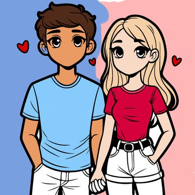 boyfriend and girlfriend