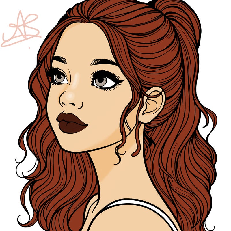 beautiful realistic girl