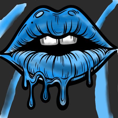 lips that look realistic and drip