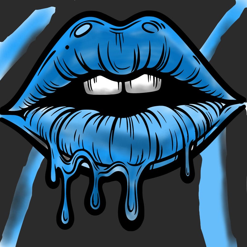 lips that look realistic and drip