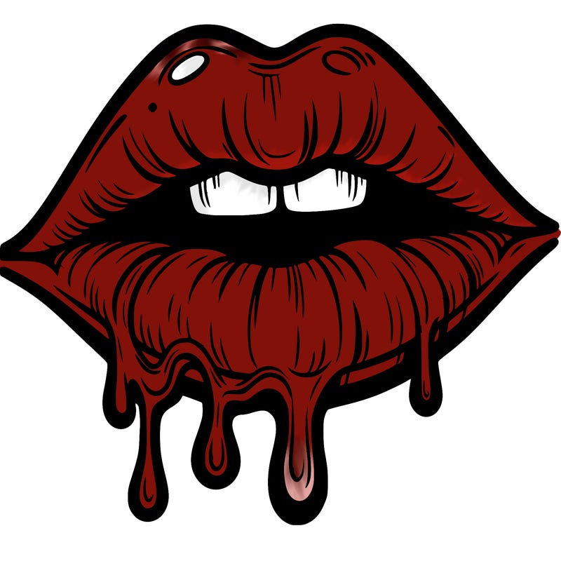 lips that look realistic and drip