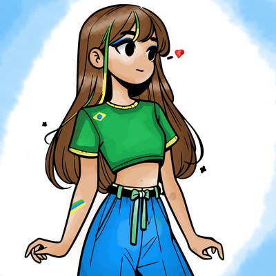 girl in a cute crop top