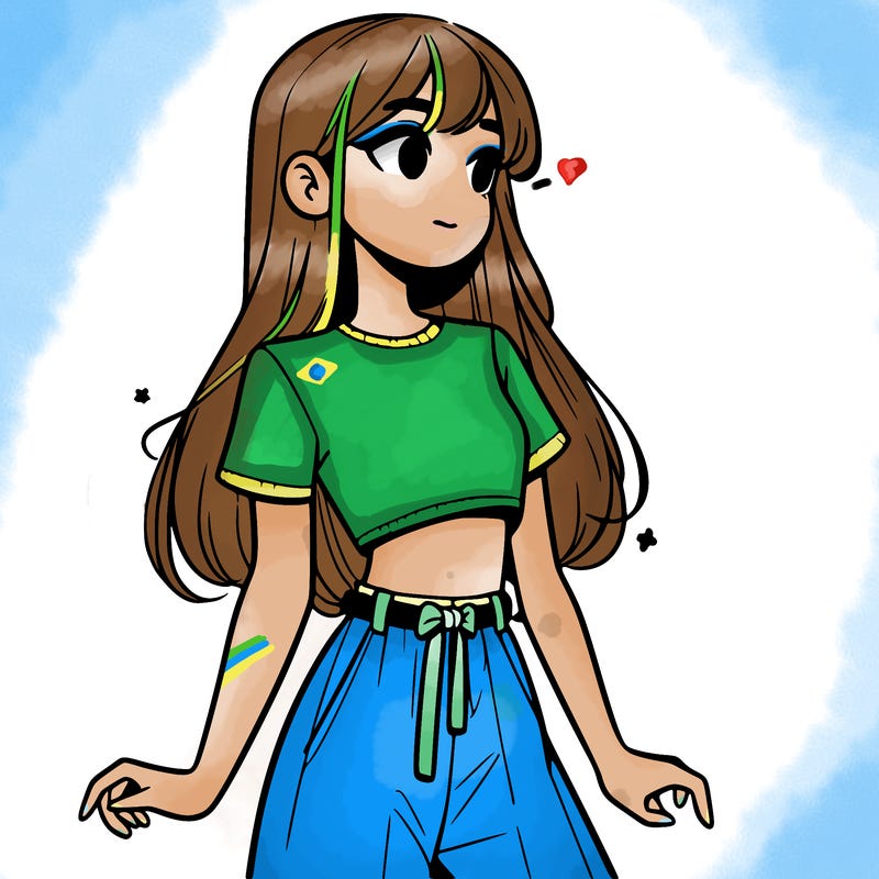 girl in a cute crop top