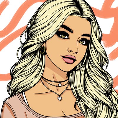 detailed realistic girl