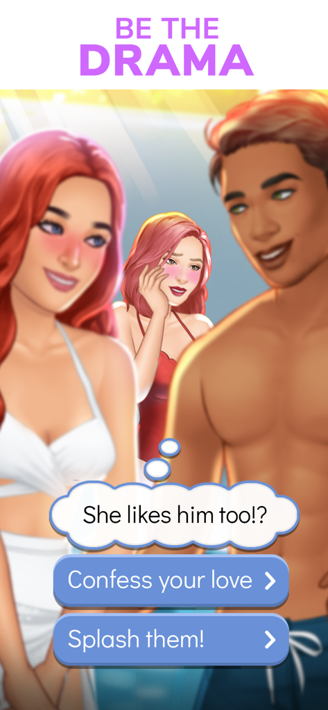 Episode - Choose Your Story - Scena drammatica interattiva con scelte romantiche nell'app Episode