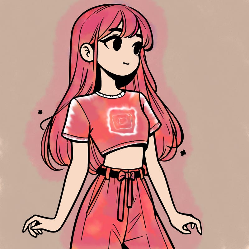 girl in a cute crop top