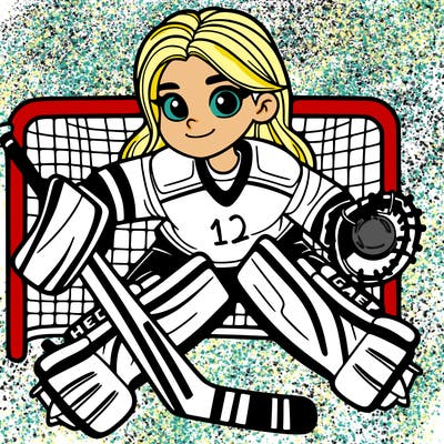 hockey goalie girl