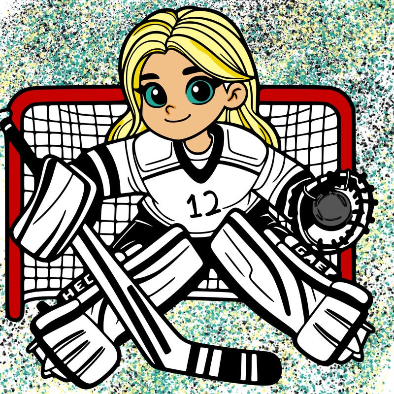 hockey goalie girl