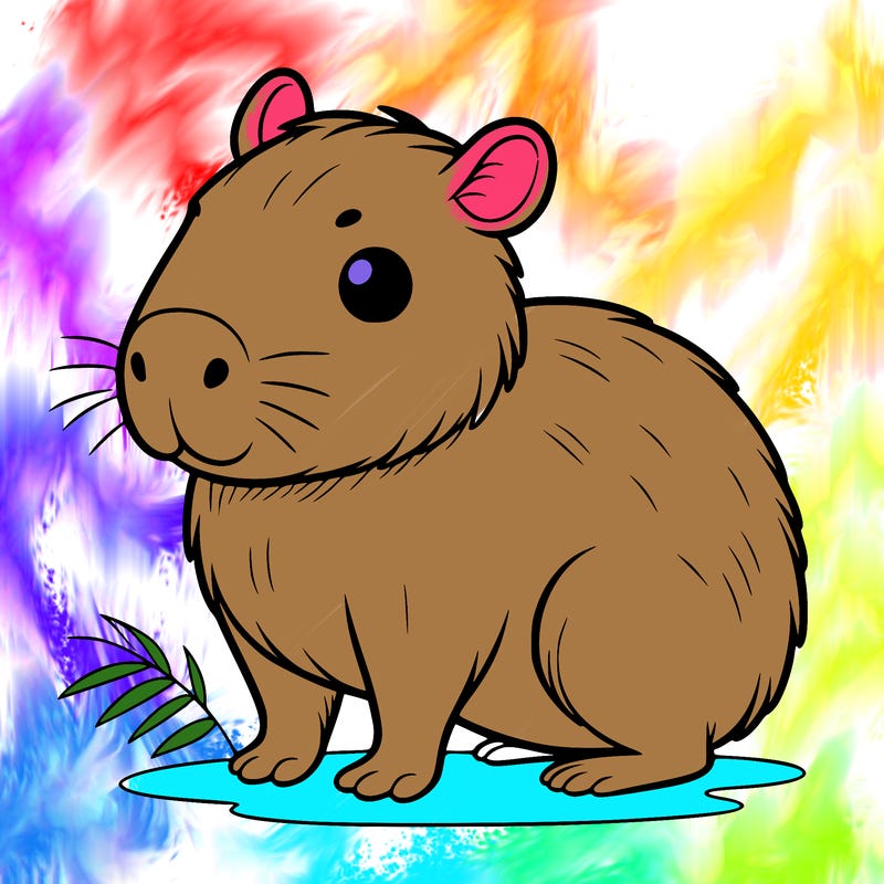 cute capybara