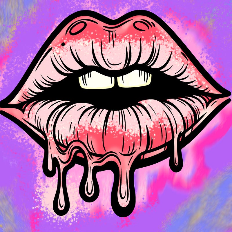lips that look realistic and drip