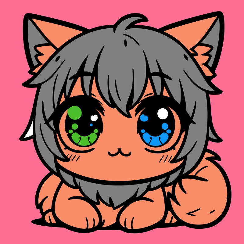 cute anime cat