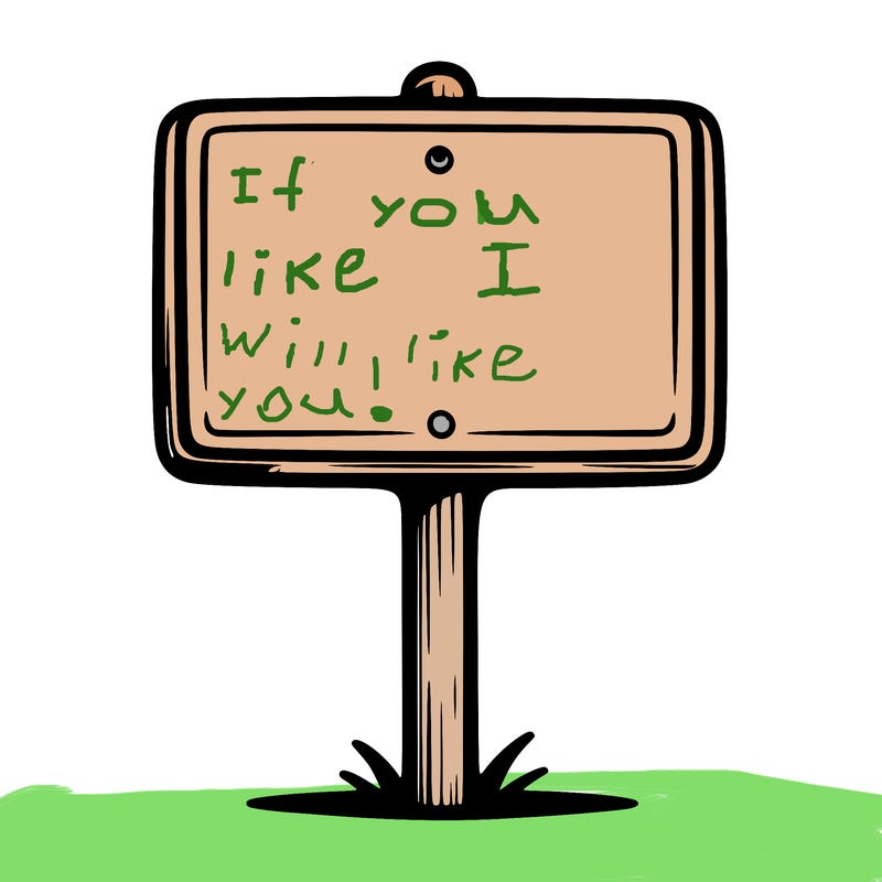 blank sign