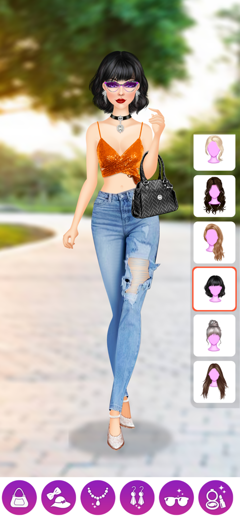 green emerald velvet dress Fashion Show Dress Up Game for Girls main image 1