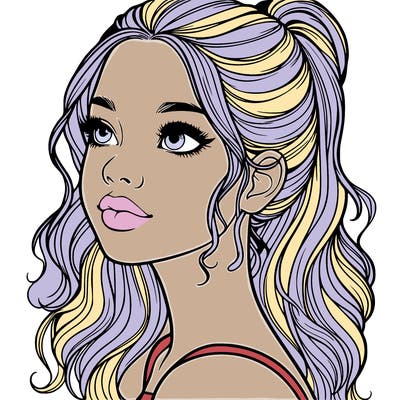 beautiful realistic girl