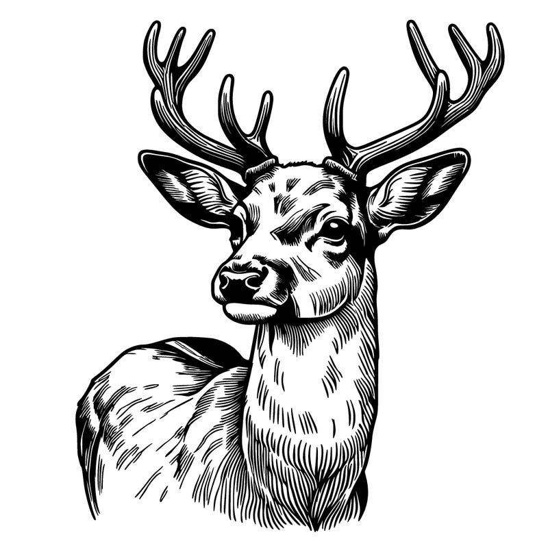 realistic deer