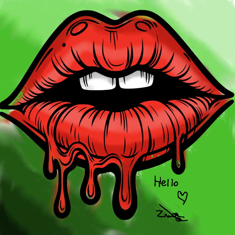 lips that look realistic and drip