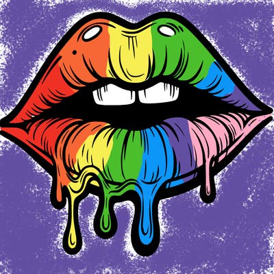 lips that look realistic and drip