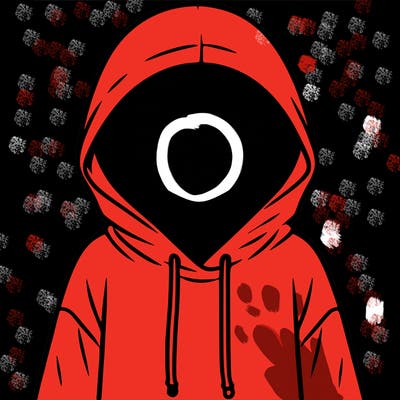 faceless girl in hoodie