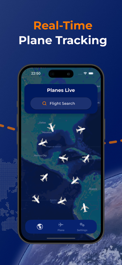Flight Radar | Flights Tracker - Real time plane tracking on a map within the Flight Radar app