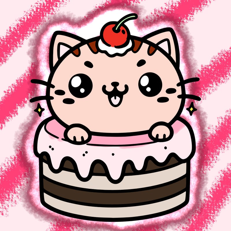 cute cat cake