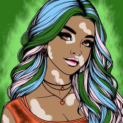 detailed realistic girl