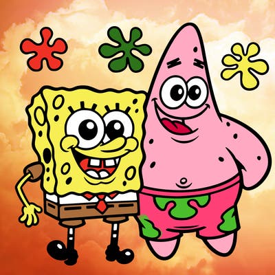 sponge bob with patrick
