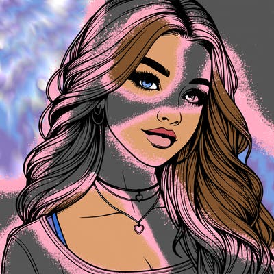 detailed realistic girl