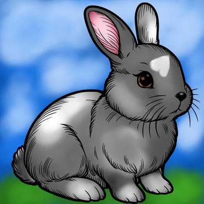 realistic bunny