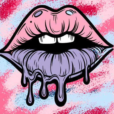 lips that look realistic and drip