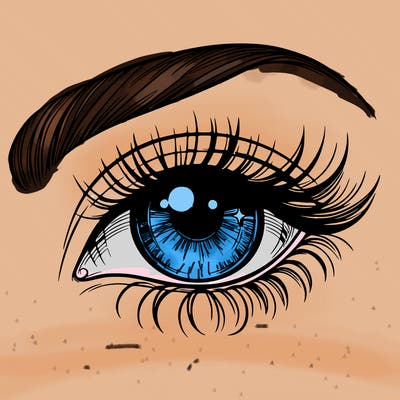 a beautiful eye