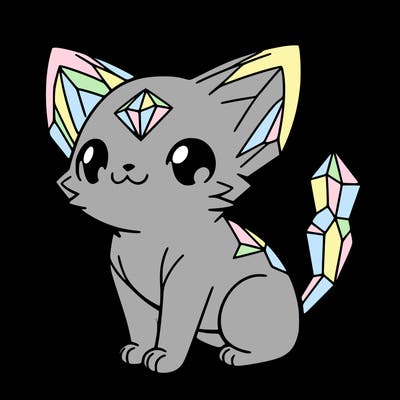 crystal kitten