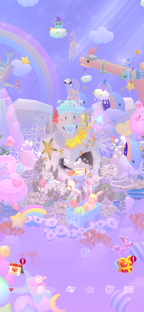 Tap Tap Fish - AbyssRium - A dreamy pastel colored underwater aquarium with coral and cute characters